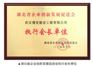 湖北省企業創新發展促進會執行會長單位